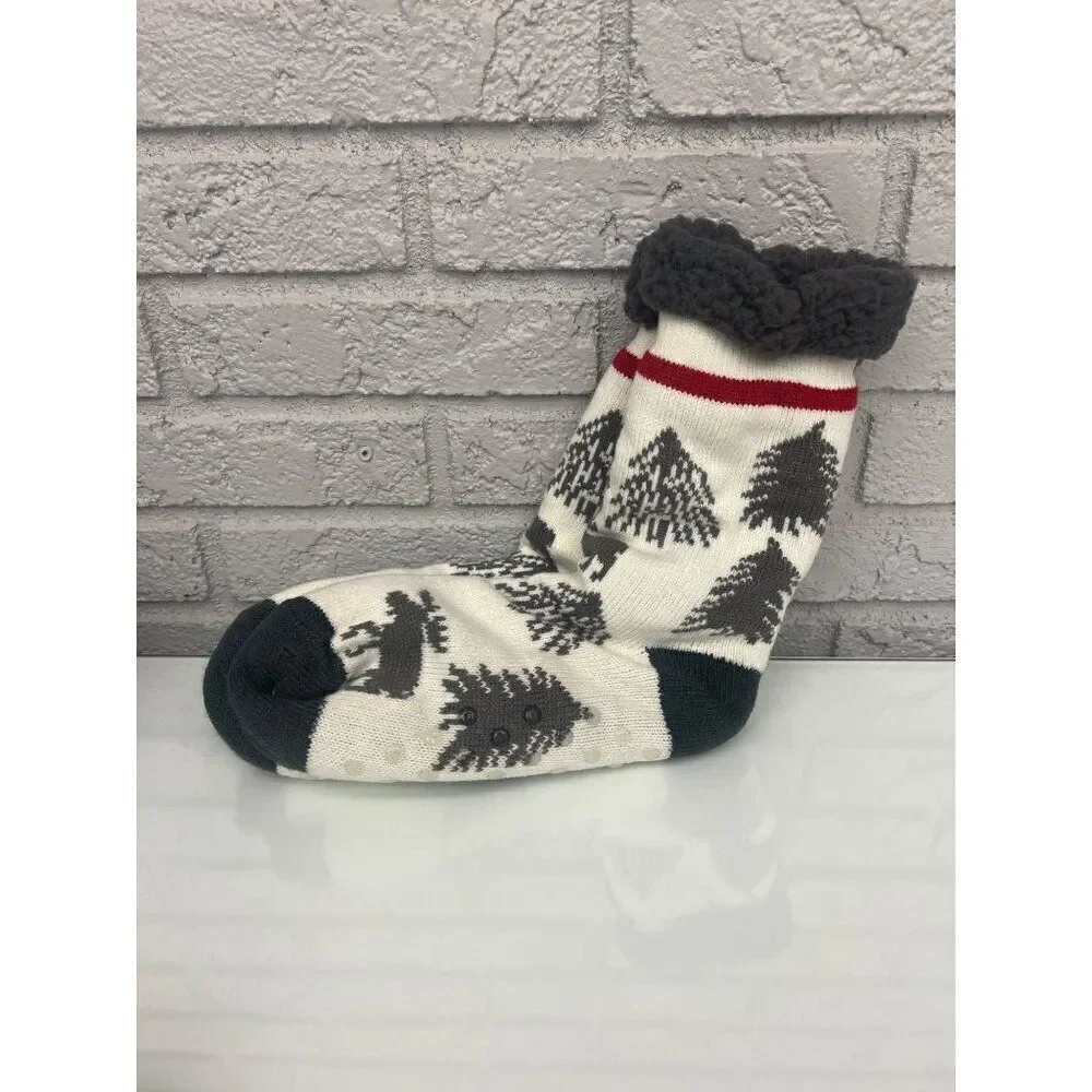 Lazy Ones Take A Hike Plush Socks One Size